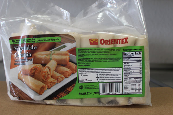 Orientex Vegetable Lumpia Shanghai