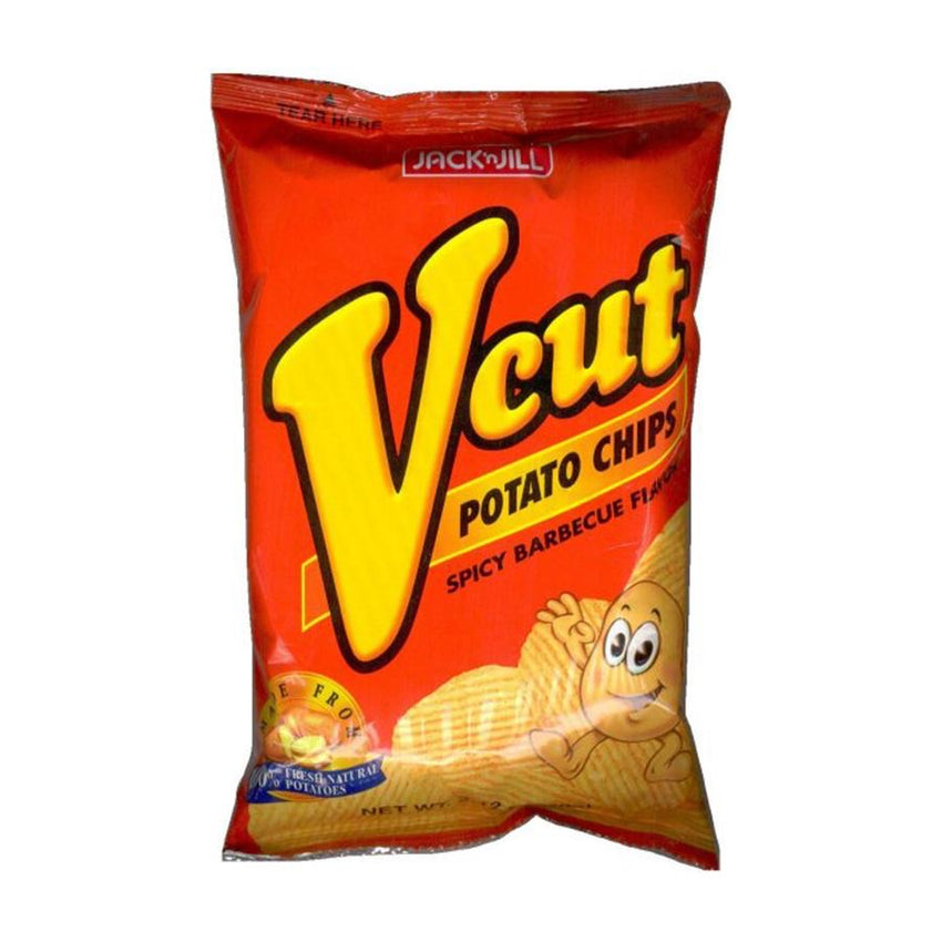 V Cut Barbecue Potato Chips