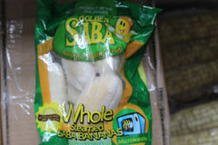 Golden Saba Whole Steamed Saba Bananas