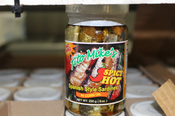 Tito Mikes Spicy hot sardines