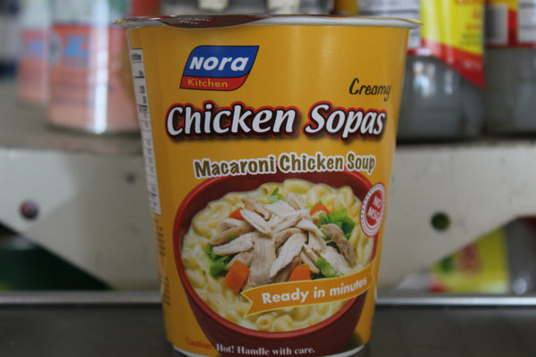 Nora Creamy Chicken Sopas (macaroni chicken soup)