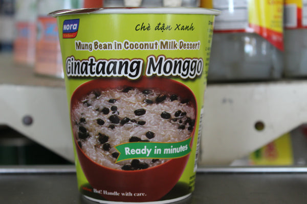 Nora Ginataang Monggo (mung bean in coconut milk dessert)