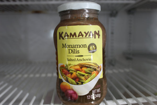 Kamayan Monamon Dilis (Salted Anchovies)