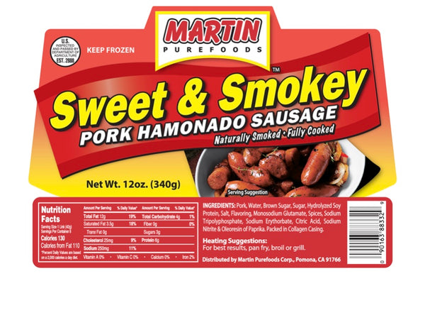 Martin Pure foods Sweet and Smokey Hamanado